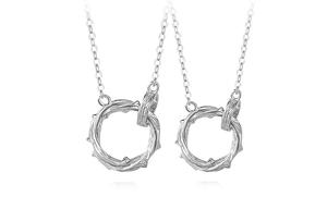 Унисекс ожерелье GIFU, Thorn Ring Couple Necklace