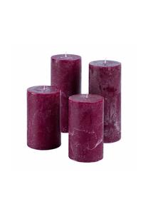 Набор свечей Берекуа 4 шт. фиолетовые Loberon, фиолетовый