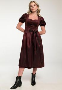 Платье Spieth & Wensky GÖTTIN, Dunkelrot/Dark Red