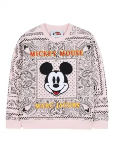 Толстовка Mickey с принтом пейсли Marc Jacobs Kids, розовый