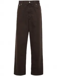 Прямые джинсы средней посадки Séfr, коричневый