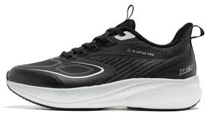 Кроссовки Rapid LITE женские с низким верхом, черный/зеленый с панцирем краба Qiaodan