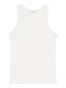 Майка с логотипом Coperni, серый