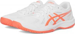 Кроссовки ASICS Women's Upcourt 6 Volleyball Shoe, White/Vivid Coral