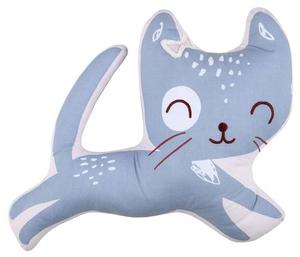 Детская подушка STOF ZOELINE, синий - натуральное волокно - 45 x 2 x 45 см