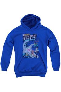 Толстовка с капюшоном DC Comics No 28 Youth Gildan, синий
