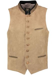 OS-Trachten Традиционный жилет Glayon среднего бежевого цвета