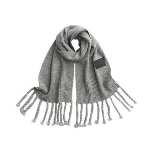 Шарф из полиэстера 54% для женщин ELLE, серый