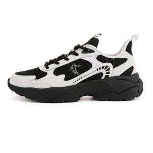 QIAODAN Низкие повседневные кроссовки для бега, женские, черно-серые