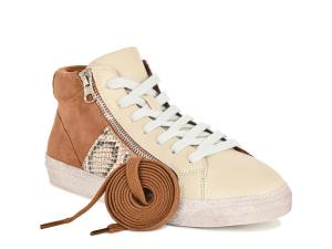 Кроссовки Ninety Union Bliss, коньячный/кремовый змеиный принт