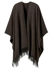 COLLEZIONE ALESSANDRO Кейп 'Italia' в коричневом цвете