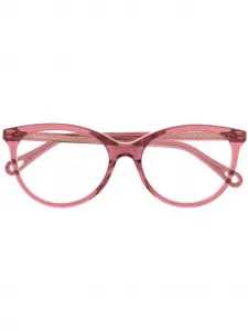 Очки в круглой оправе Chloé Eyewear, розовый