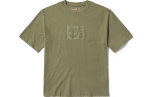 Футболка унисекс с рукавом дроп-шиoulder Kassel Green Timberland