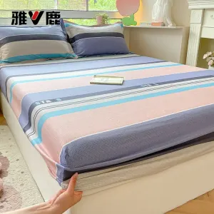 Yalu Простыня на резинке 180х200 см, 100% хлопок, цвет Starry Sky