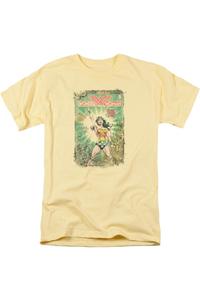 Футболка с коротким рукавом для взрослых DC Comics Besieged Cover Gildan, цвет banana