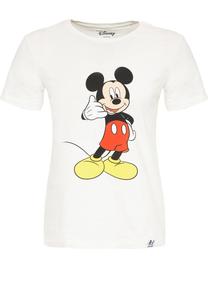 Футболка Recovered Shirt Mickey Mouse Phone, экрю