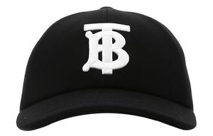 Кепка Burberry Monogram Embroidered, черный / белый