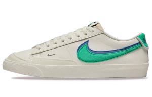 Кроссовки Nike Blazer Low 72 Double Swoosh Sail, белый/бирюзовый