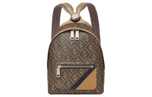 Хлопковый рюкзак Trumpets мужской коричневый FENDI