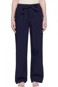 Tekla Пижамные штаны из темно-синего поплина