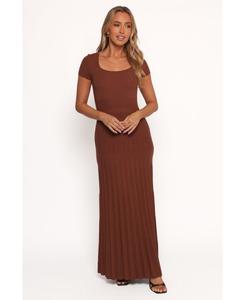 Женское макси-платье Freeman Petal and Pup, Brown