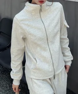 Куртка с двойной застежкой-молнией на флисовой подкладке Aimoha - Select -, цвет Heather Gray