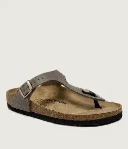 Шлепанцы Гизе narrow fit Birkenstock, серый