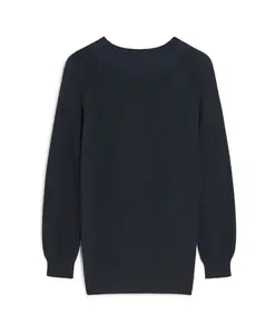 Вязаный свитер Linz с круглым вырезом Weekend Max Mara, синий