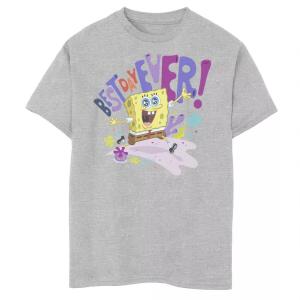 Футболка с рисунком «Губка Боб Квадратные Штаны: Губка в бегах», лучший день для мальчиков 8–20 лет Nickelodeon