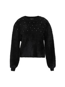 Женский свитер черного цвета faina