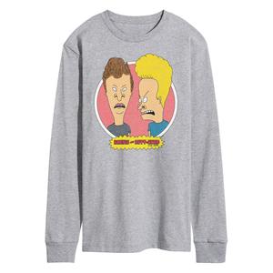 Мужская футболка с длинными рукавами Beavis And Butthead 30th Licensed Character