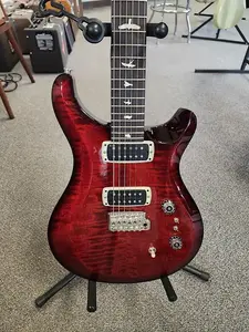 Новая электрогитара PRS Paul Reed Smith S2 Custom 24-08 2025 года - Fire Red Burst с премиальным чехлом PRS