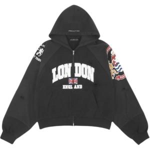 SS25 PROJECT G/R SS25 COLLECTION 6 NEW THROW BACK Collection свитшот Unisex GRAILZ, черный