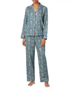 Пижамный комплект с длинными штанами Ralph Lauren, синий