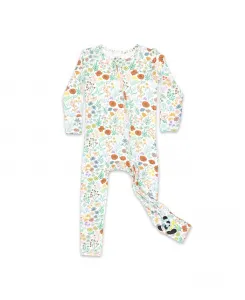 Детский унисекс летний комбинезон-трансформер с цветочным принтом Baby Summer Floral Convertible Footie Bellabu Bear, мультиколор