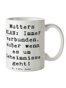 Кружка Wi-Fi для мамы с белой надписью Mr. & Mrs. Panda