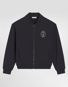 Толстовка на молнии с нашивкой DOLCE & GABBANA, синий