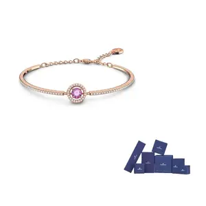 Позолоченные браслеты Women's Swarovski, розовое золото