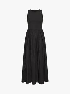 Бесплатное платье-миди трапеция Ihxalma ICHI, Black