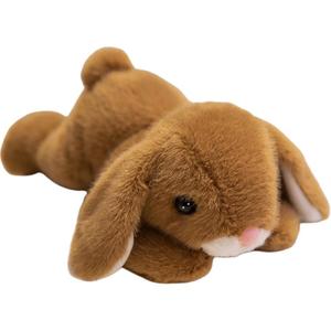 Плюшевая кукла кролик размером с ладонь, высота 21 см/31 см MERCONSER, темно-коричневый