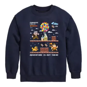 Флисовая толстовка для мальчиков 8-20 лет "Приключения уже здесь" Disney, синий