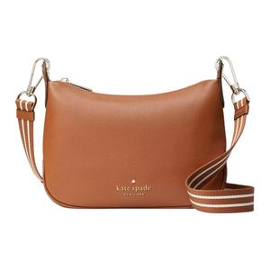 Kate Spade Личи зернистая кожаная сумка через плечо средний размер женская имбирная