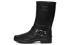 Триумф Резиновые Сапоги Женские Черные CELINE