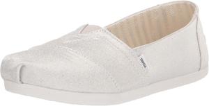 Ботинки TOMS Women's Alpargata Slip-On Shoes, Silver Glimmer