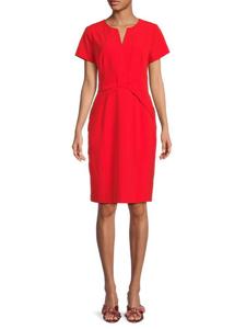 Платье-футляр с бантом Focus By Shani, цвет Poppy