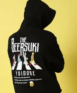 Толстовка с капюшоном YOIDORE/Drunken Beer Lover (мужская) Select Brands, цвет Black