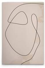 Картина на холсте A.S. Création Lines 2 цвет beigeschwarz