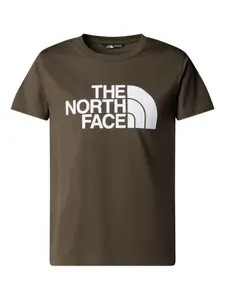 Футболка с принтом логотипа The North Face Kids, коричневый