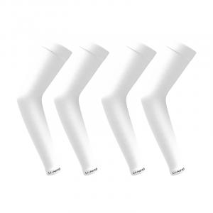 Велосипедные нарукавники для горного катания, унисекс, полиамид, длинный рукав LINING, белый