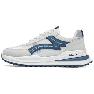 WARRIOR Дышащие и легкие кроссовки с низким верхом для повседневного использования в городе, унисекс, бежевый, пыльно-синий